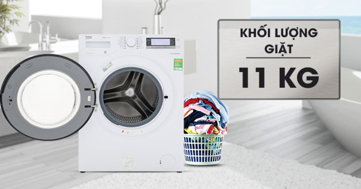 Tại sao bạn nên mua máy giặt Beko Inverter 11 kg WTE 11735 XCST?