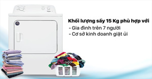 Tại sao bạn nên mua máy sấy quần áo Whirlpool 3LWED4705FW - 15kg?