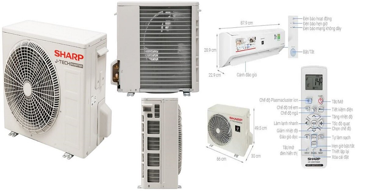 Tại sao cục nóng điều hòa Sharp AH-XP10YMW kêu to và cách khắc phục tại nhà