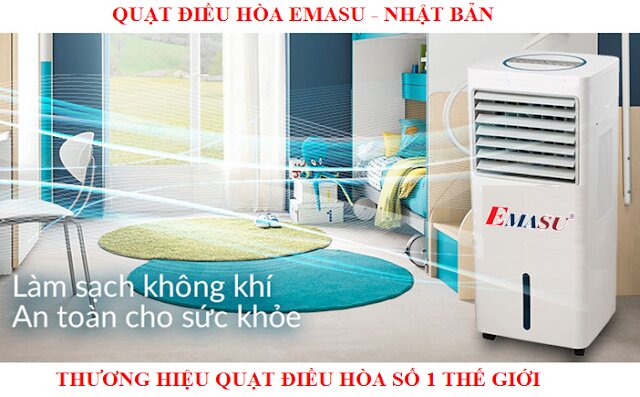 Tại sao khách hàng lại sôi sùng sục đặt mua quạt điều hòa EMASU Nhật Bản khi mới chớm mùa hè