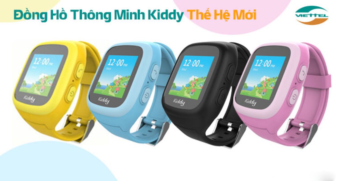 Tại sao nên lựa chọn đồng hồ trẻ em định vị Kiddy Viettel?