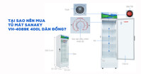 Tại sao nên mua tủ mát Sanaky VH-4089K 400l dàn đồng?