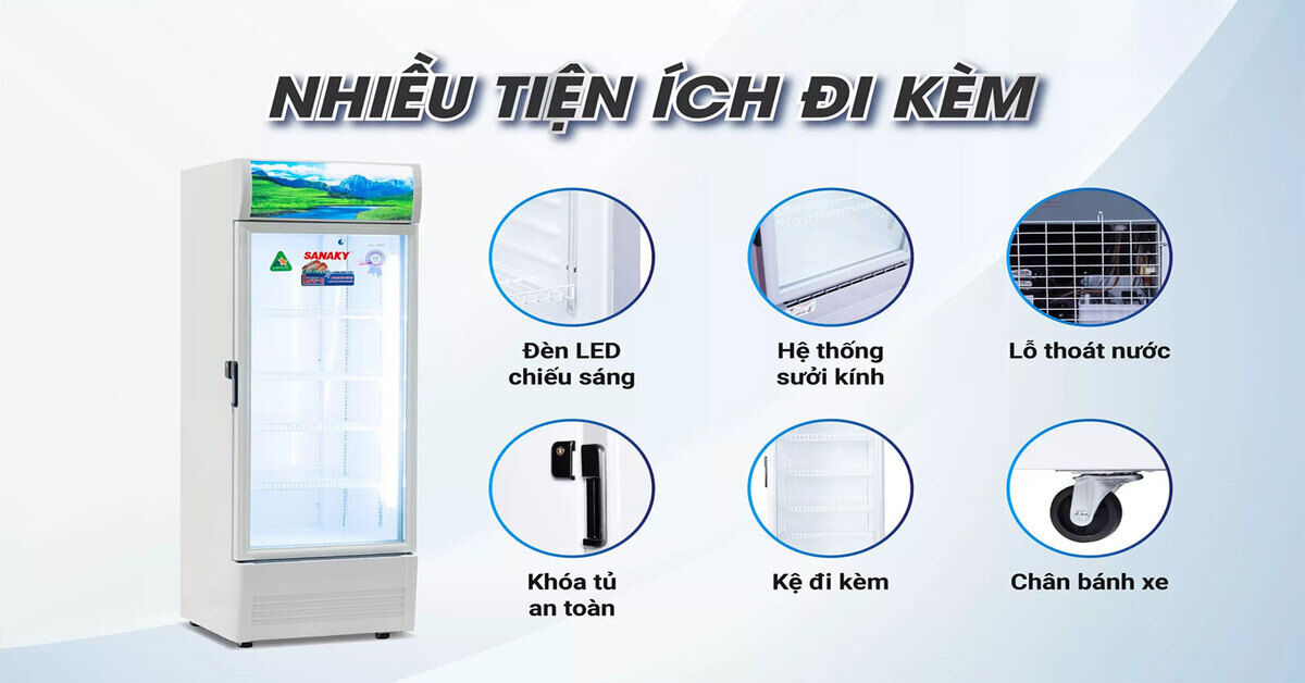 Tại sao nên sử dụng tủ mát Sanaky VH-3089K cho gia đình?