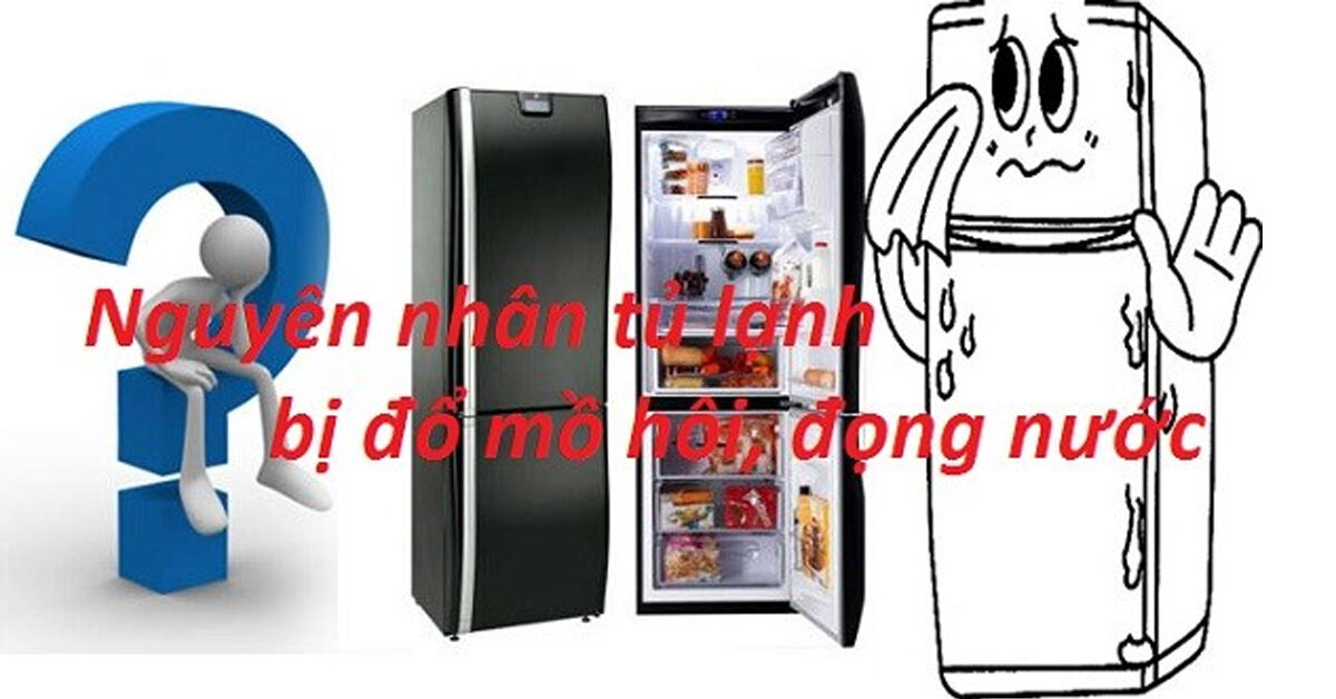 Tại sao tủ lạnh bị ra mồ hôi ? Hướng dẫn chi tiết cách khắc phục tình trạng này cho bạn hết băn khoăn lo nghĩ