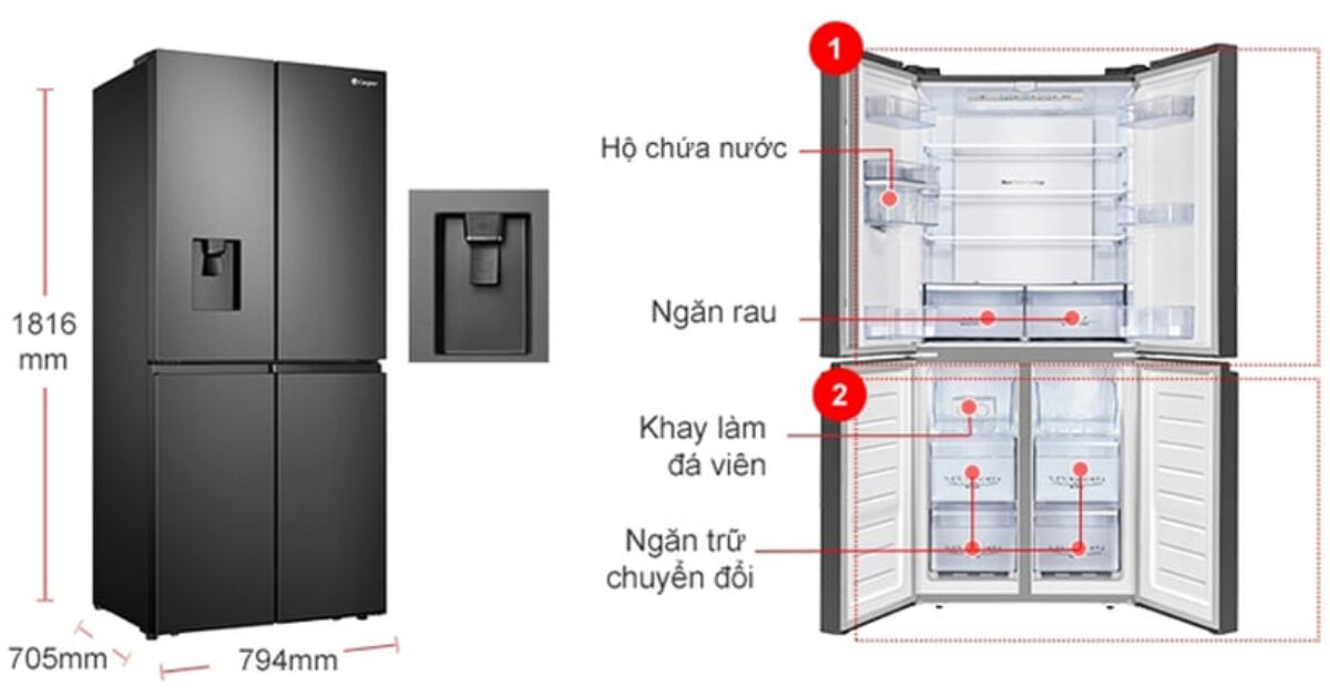 Tại sao tủ lạnh Casper 4 cánh lại được nhiều người tiêu dùng lựa chọn?