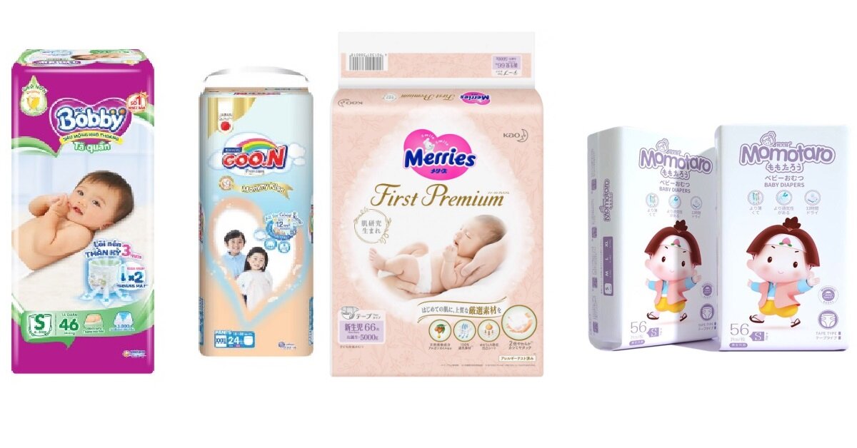 Tất cả các loại bỉm tã mới ra mắt trong năm 2022