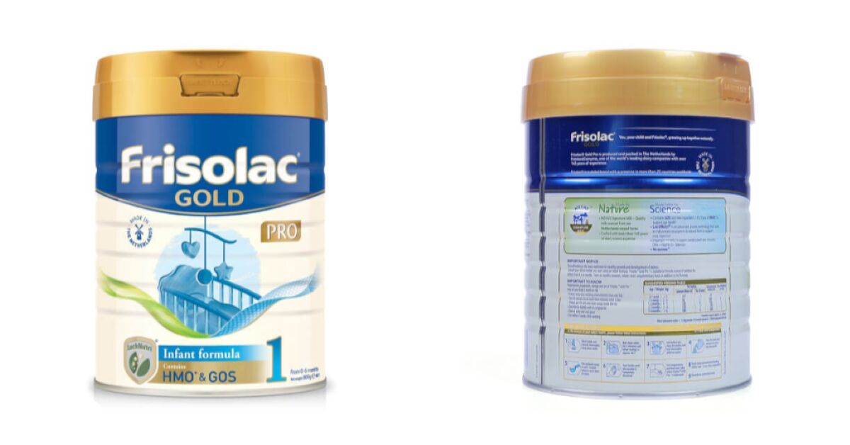Tất tần tật về sữa Frisolac Gold Pro số 1 cho bé 0 - 6 tháng tuổi
