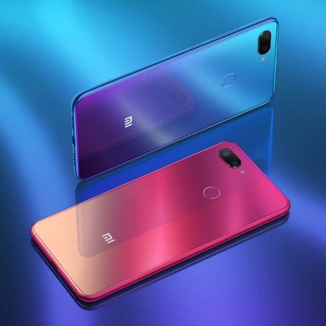 Xiaomi Mi 8 Lite có vẻ ngoài ấn tượng, màu sắc nổi bật 