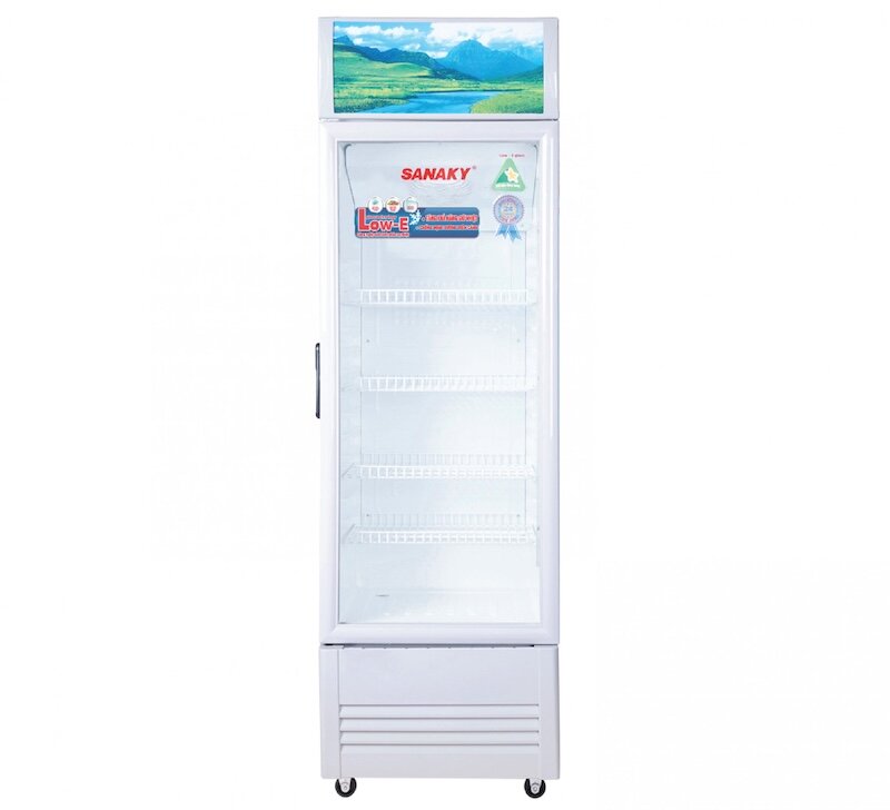 Tủ mát Sanaky 1 cánh 170 lít VH-218KL phù hợp cho không gian hẹp