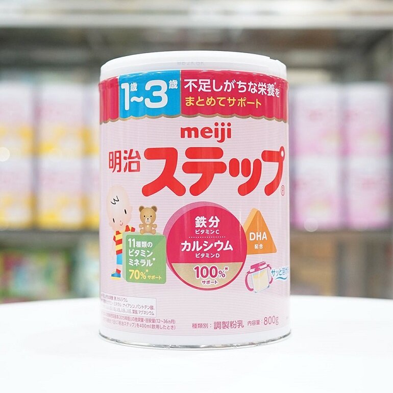 Sữa mát cho bé bị nóng trong Meiji