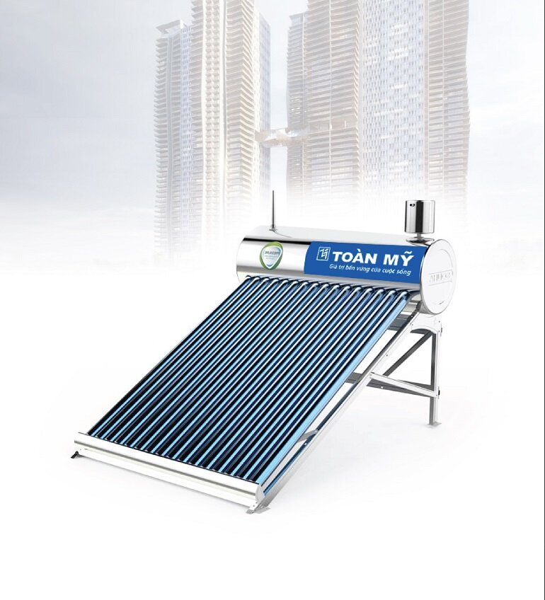Review chi tiết máy nước nóng NLMT Toàn Mỹ I316 chịu áp 260L