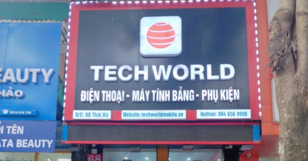 Techworld – Top đầu chuỗi bán lẻ di động, máy tính bảng, laptop tại Hà Nội