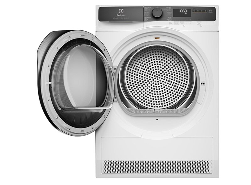 Máy sấy quần áo bơm nhiệt Electrolux EDH803J5WC giảm giá 5 triệu: Siêu tiết kiệm điện lại bảo vệ quần áo tốt!