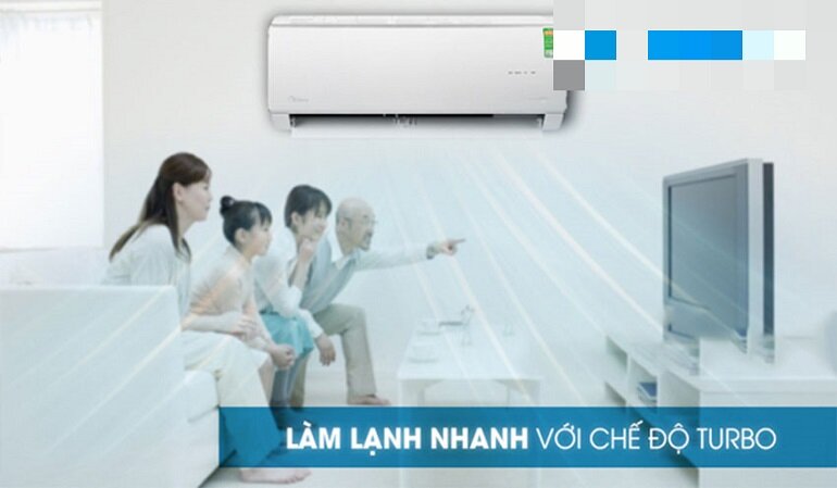 dieu hoa midea 2 chieu MSAFB-10HRN1