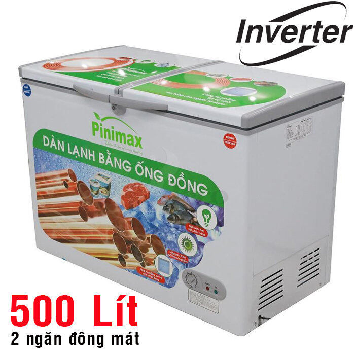 Sản phẩm tủ đông Pinimax áp dụng công nghệ dàn lạnh bằng nhôm