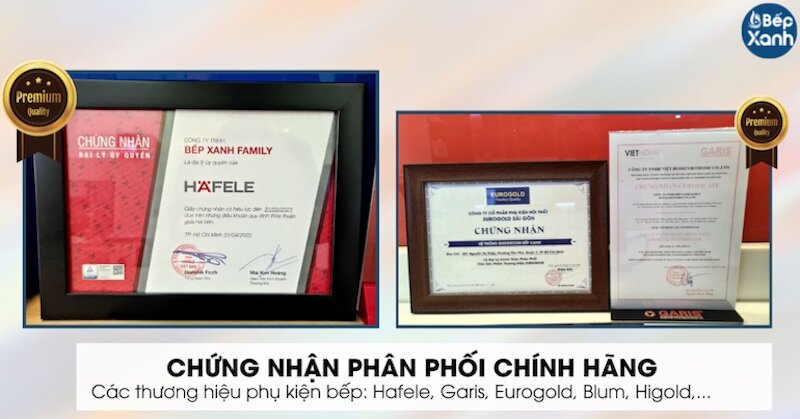 Giấy chứng nhận phân phân chính hãng