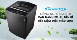 Tham khảo 3 máy giặt LG cửa trên 10,5kg công nghệ inverter tiết kiệm điện