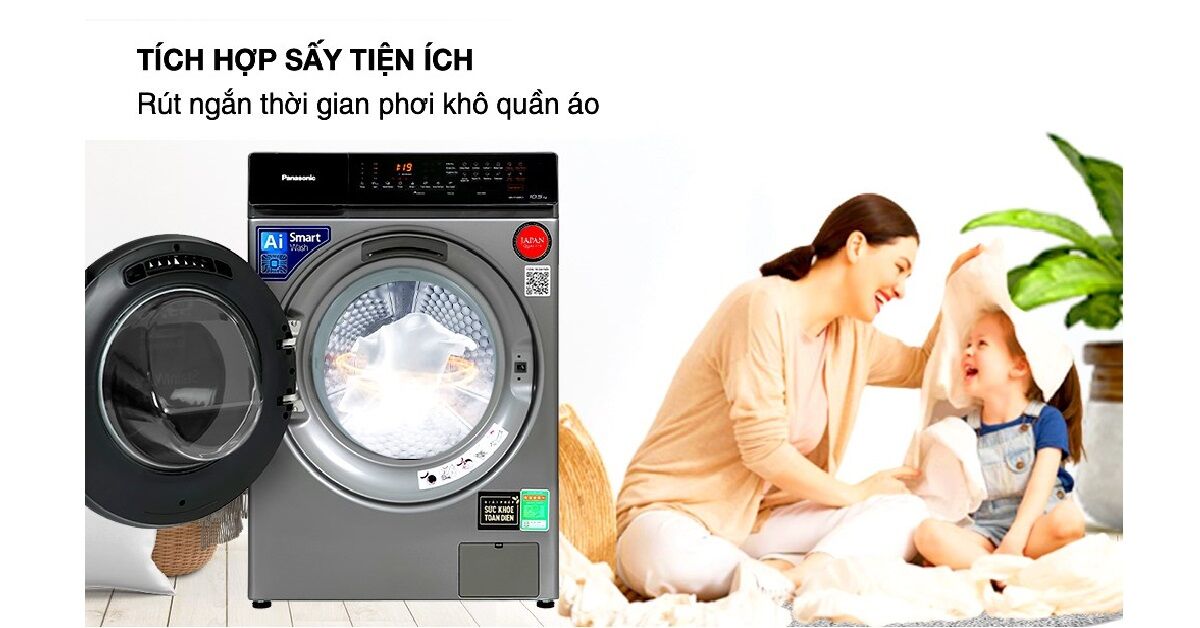 Tham khảo 3 máy giặt sấy Panasonic Inverter 10.5 kg tiết kiệm điện
