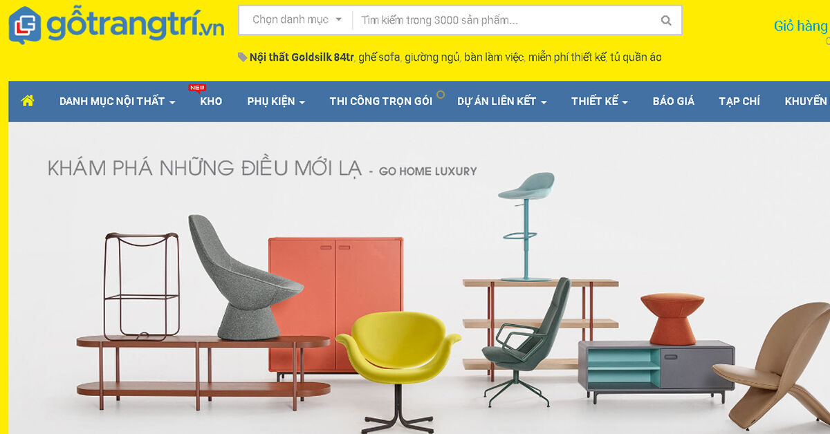 Thánh địa đồ gỗ nội thất giá rẻ Go Home và 3 khát vọng đổi mới