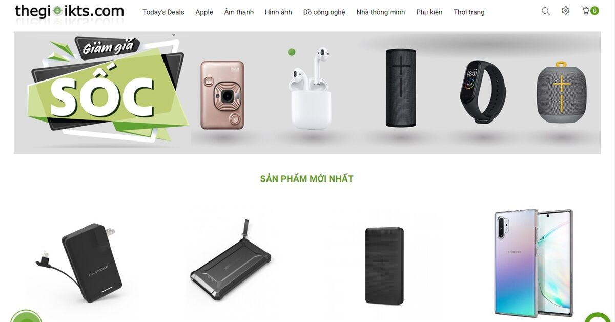 Thế Giới Kỹ Thuật Số - Website bán lẻ hàng công nghệ và thời trang