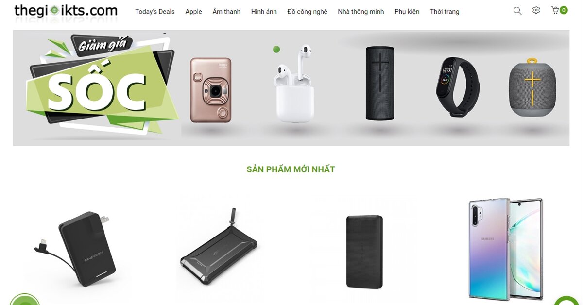 Thế Giới Kỹ Thuật Số - Website bán lẻ hàng công nghệ và thời trang