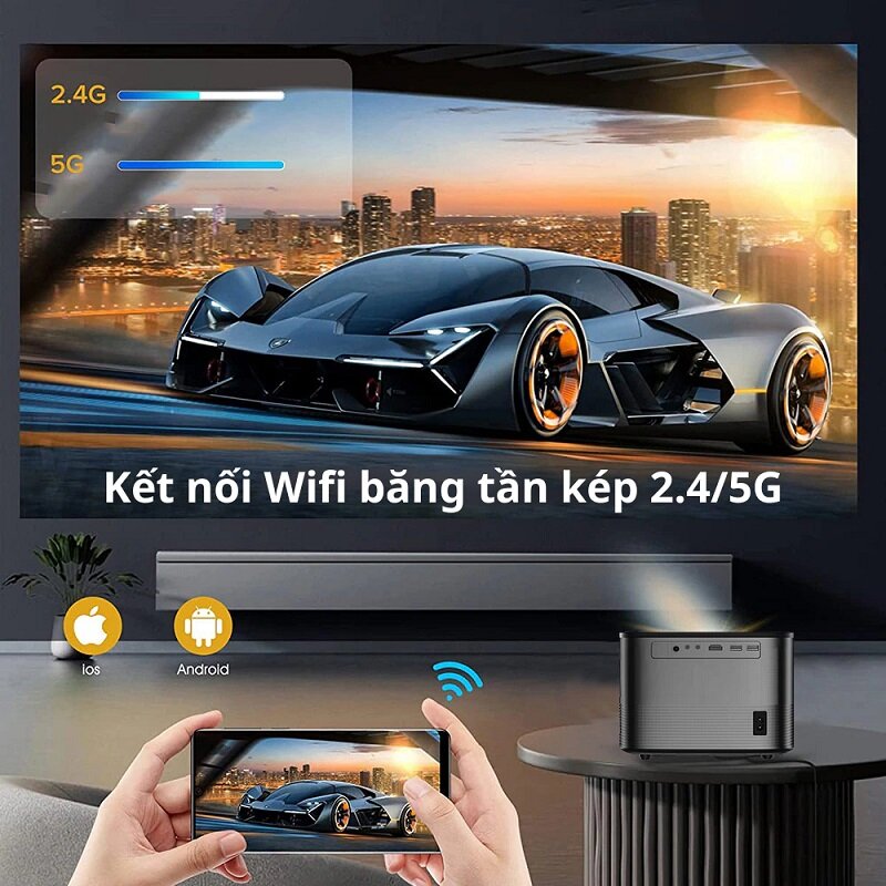 máy chiếu phim Mini KAW k950