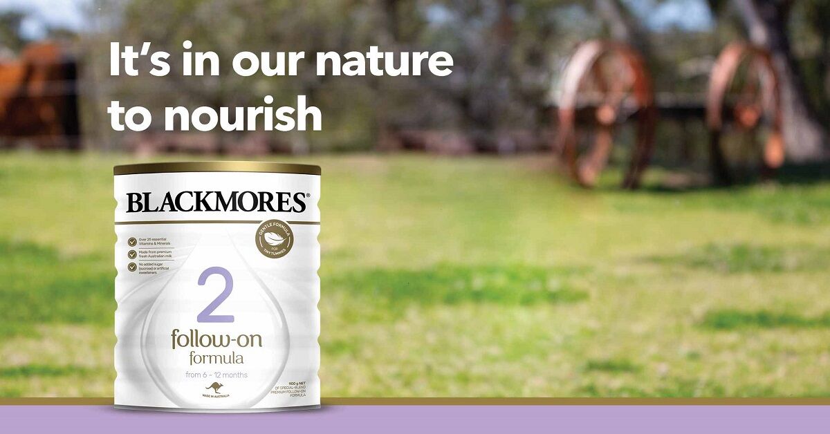 Thông tin về sữa Blackmore cho bé 6 tháng: Công dụng, cách pha sữa