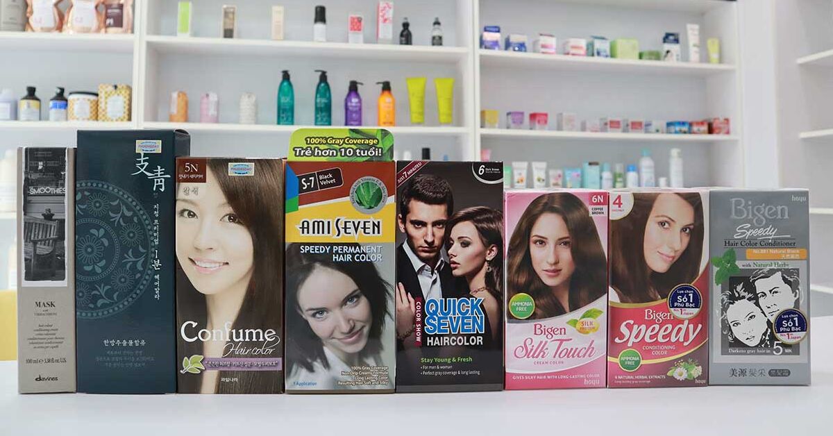 Thuốc nhuộm tóc thảo dược loại nào tốt, giá bao nhiêu?