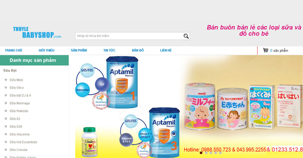 Thuylebabyshop.com – Chuyên bán buôn bán lẻ các loại sữa, đồ chơi đồ dùng chính hãng cho mẹ và bé