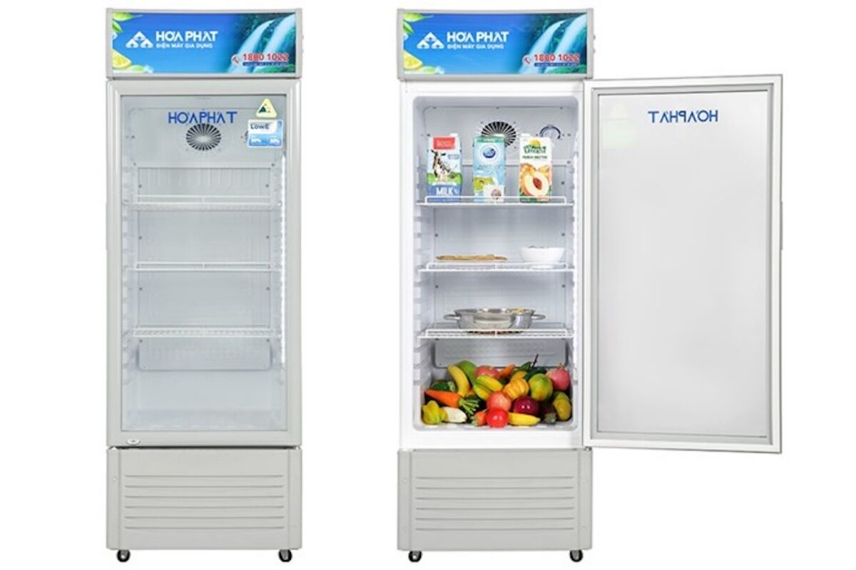 Tìm hiểu các đặc điểm nổi bật của tủ mát Hòa Phát 1 cánh 195 Lít HSR S6195
