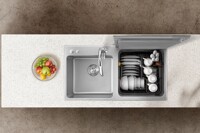 Tìm hiểu tính năng nổi bật của máy rửa bát kết hợp bồn rửa 6 bộ Kaff KF-SWM6