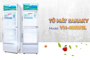 Tìm hiểu ưu, nhược điểm của tủ mát Sanaky Inverter 2 cánh 240 lít VH-308W3L