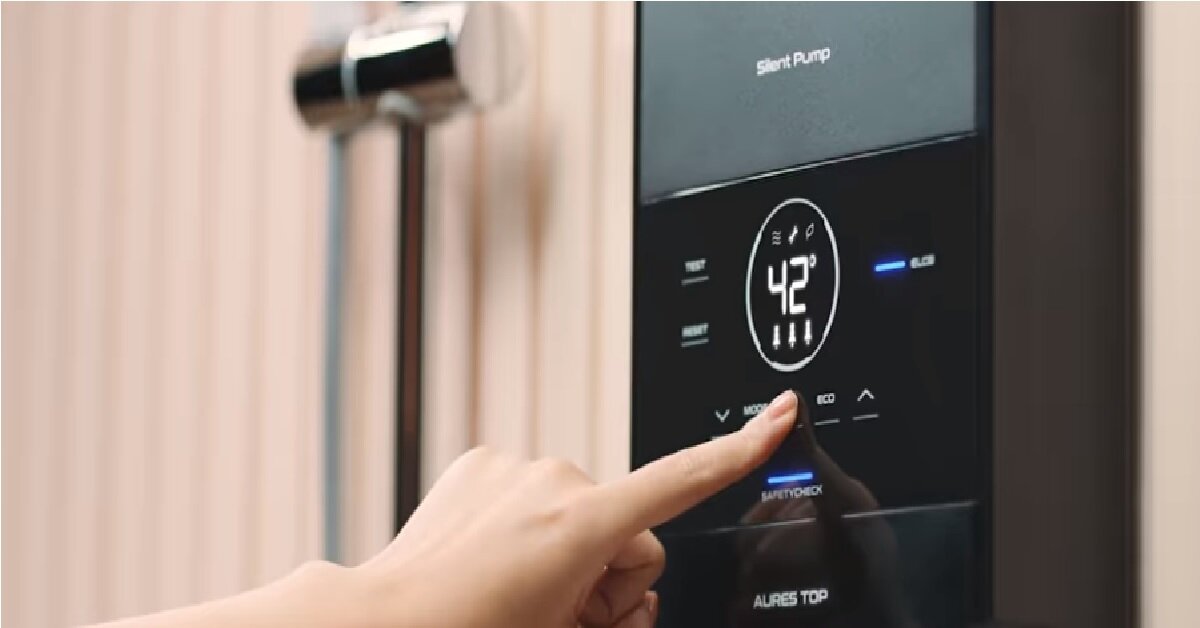 Tìm hiểu về công nghệ chống bỏng thông minh Residual Heat của bình nóng lạnh trực tiếp Ariston Aures 2.0