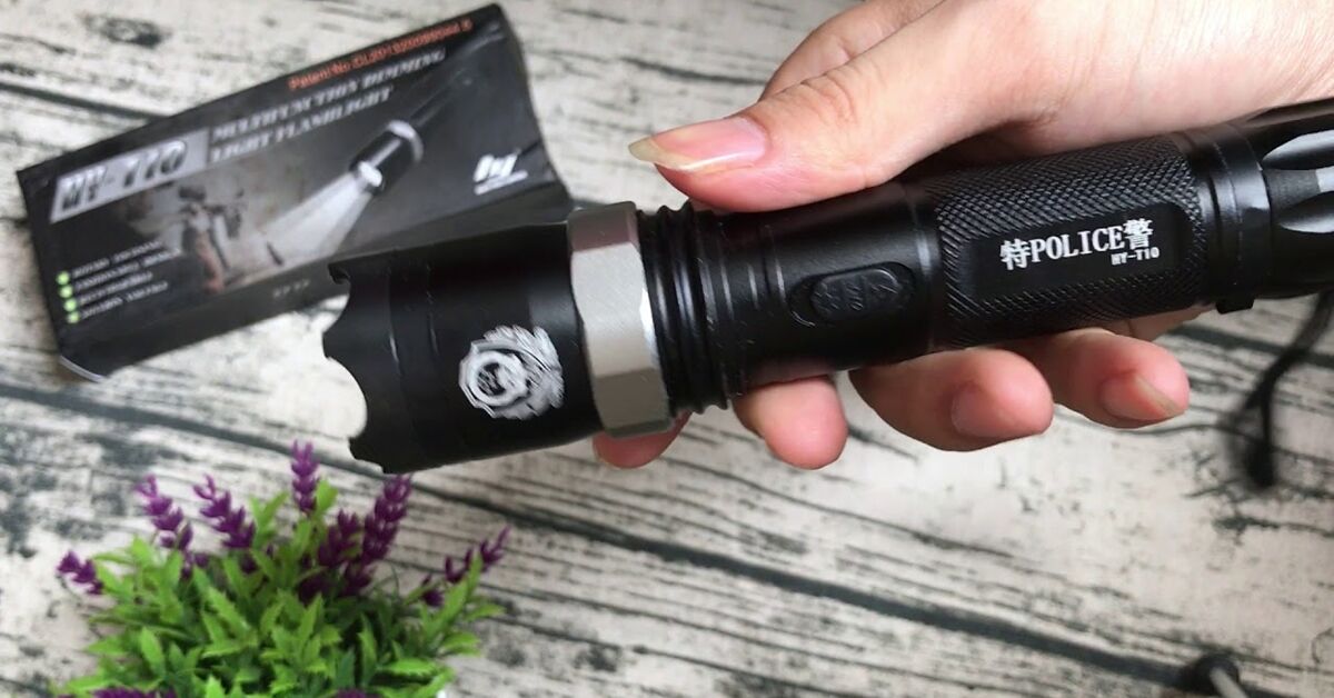 Tìm hiểu về đèn pin tự vệ, đèn pin siêu sáng T10