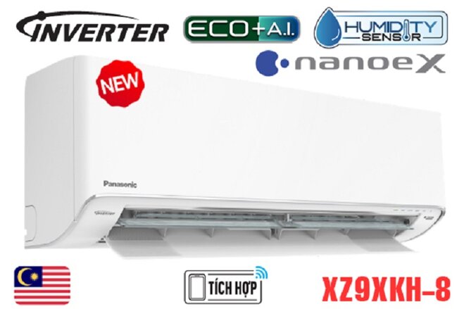 điều hòa inverter Panasonic XZ9XKH-8 2 chiều 9000BTU