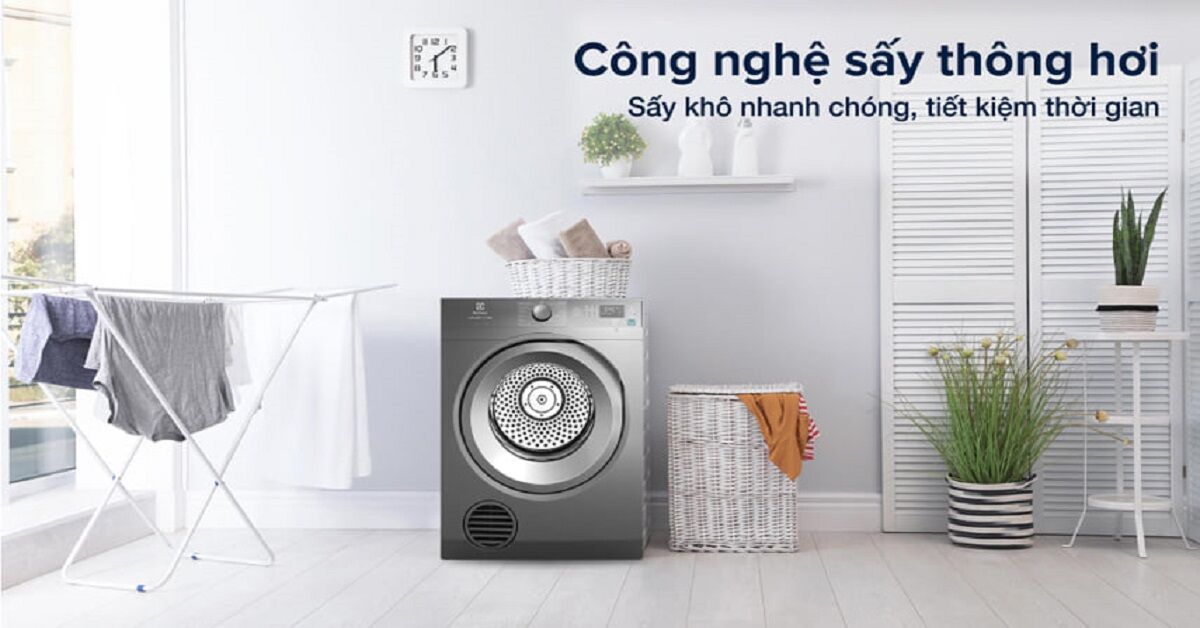 Tính năng đáng mua của máy sấy quần áo Electrolux EDS854N3SB