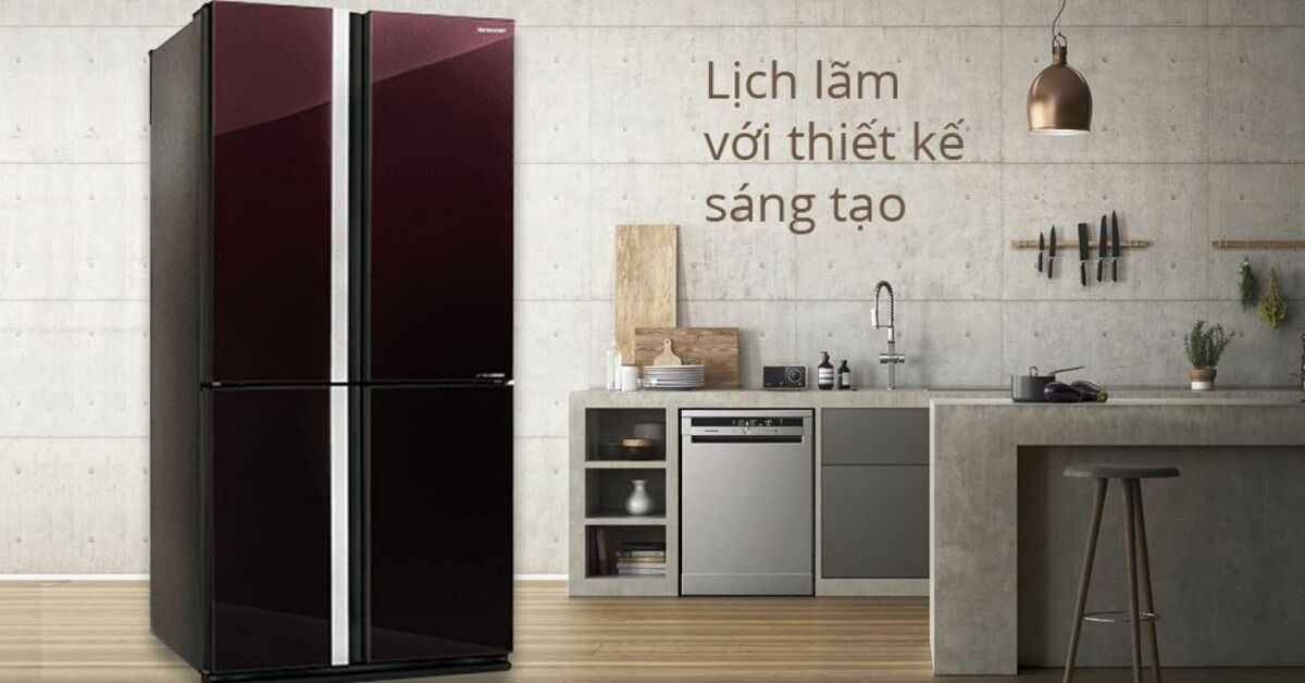 Tính năng, ưu nhược điểm của tủ lạnh 4 cánh Sharp SJ-FX688VG-BK giá gần 30 triệu