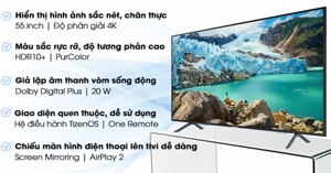 Tivi Samsung RU7200 giá bao nhiêu? Có tính năng gì nổi bật?