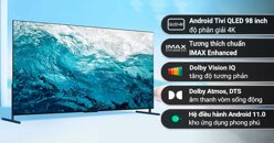 Tivi TCL 98 inch 98C735: Màn hình siêu lớn ai nên mua?