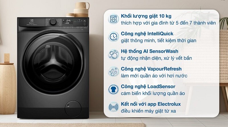 Top 5 máy giặt Electrolux Ultimatecare 700 10kg tốt nhất dành cho gia đình nên mua