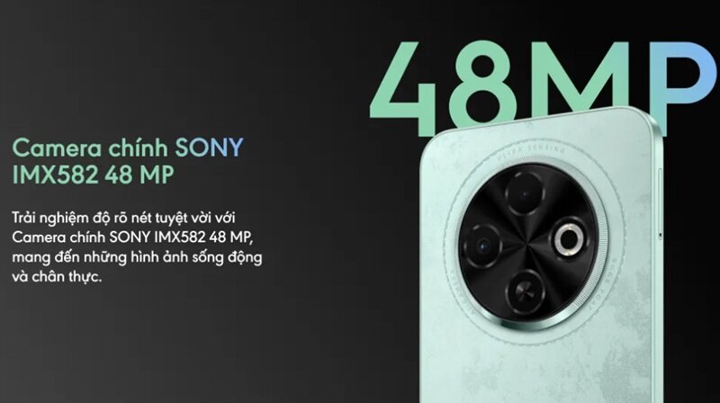5 điểm nhấn ấn tượng trên điện thoại Tecno Spark 30C