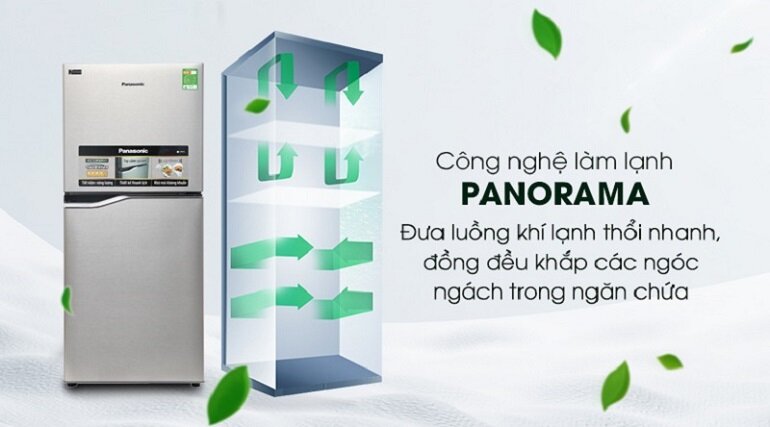 Tủ lạnh Panasonic NR-BJ158SSV2 135 Lít 