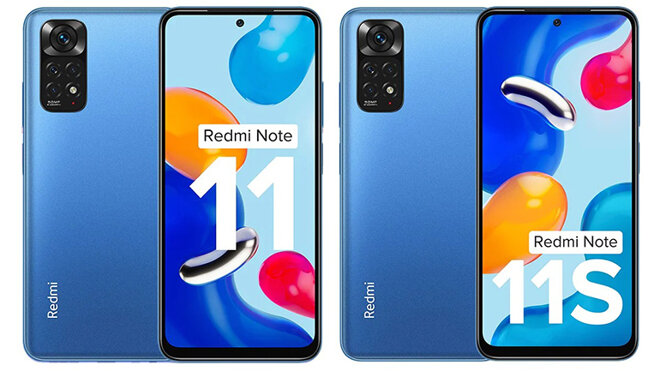 so sánh redmi note 11 và redmi note 11s