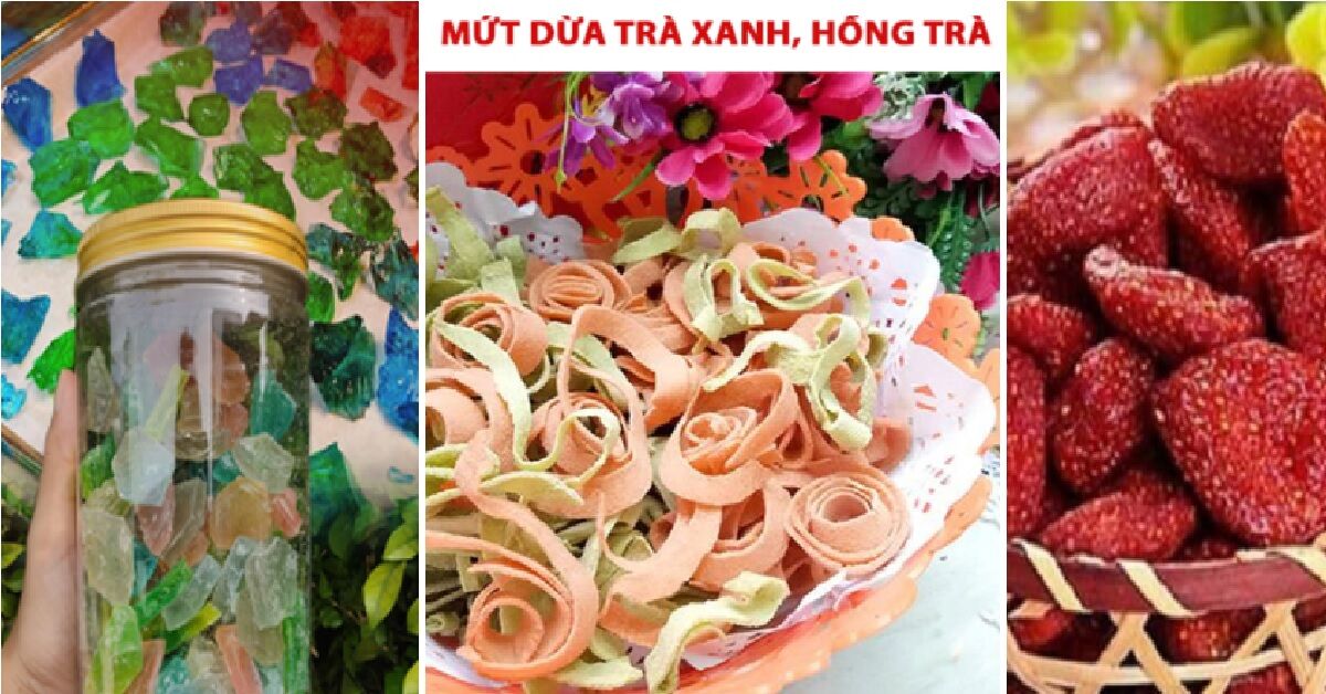 Tổng hợp các loại mứt Tết mới lạ đang được giới trẻ ưa chuộng