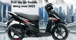 Tổng hợp giá bán 3 mẫu xe tay ga Suzuki đáng mua 2022