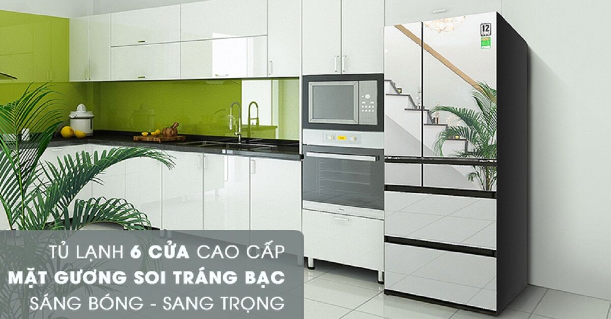 Tổng quan về thiết kế và tính năng của tủ lạnh Panasonic 6 cánh