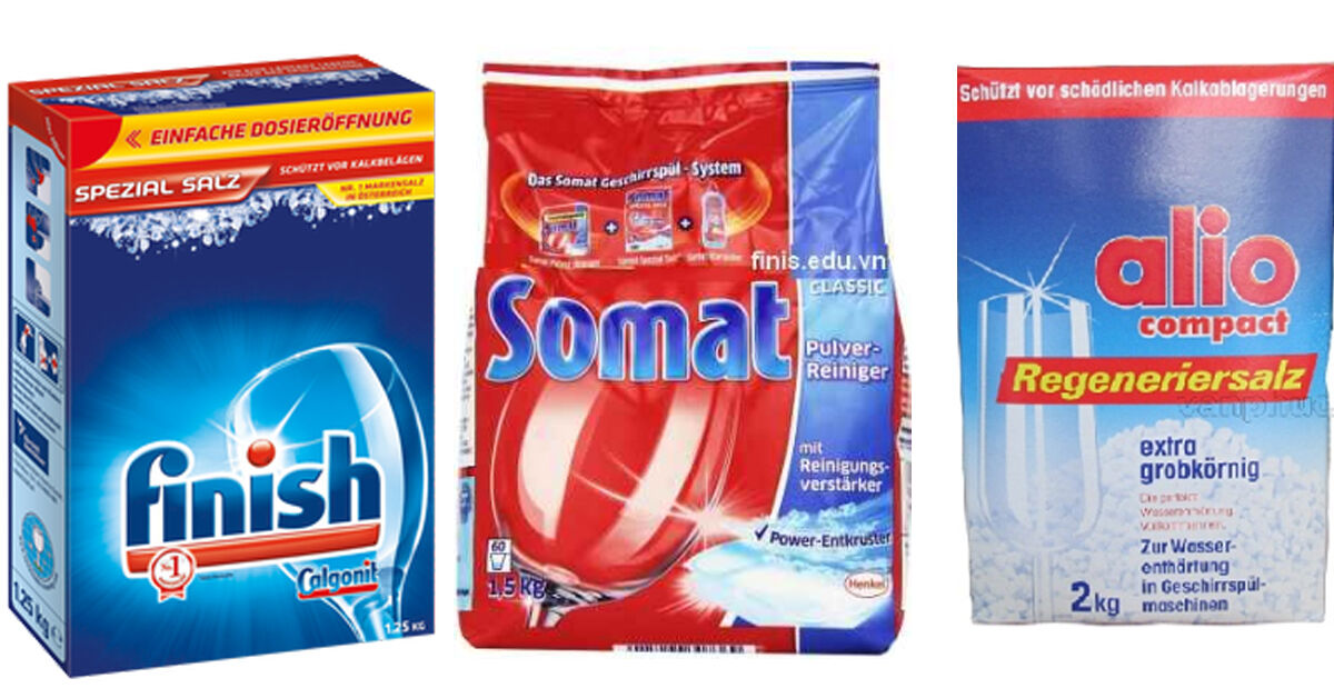 Top 3 bột rửa chén bát nhập khẩu Đức tốt nhất dành riêng cho máy rửa bát nhà bạn