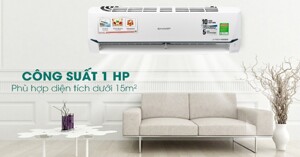 Top 3 chiếc điều hòa Sharp 1 chiều 9000BTU đáng mua năm 2022