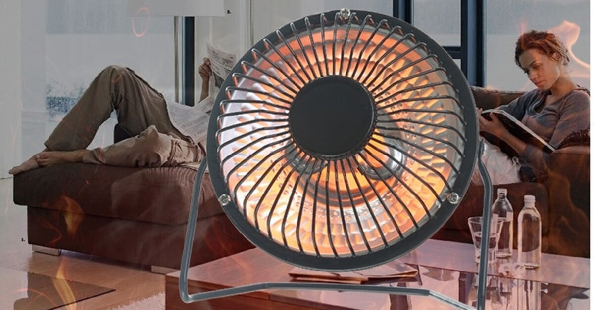 Top 3 chiếc quạt sưởi mini sưởi ấm tốt có giá chỉ dưới 200.000 đồng