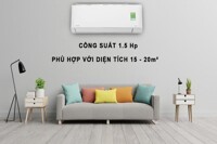 TOP 3 điều hòa Toshiba inverter 12000 BTU phù hợp phòng 15 - 20m2 năm 2024